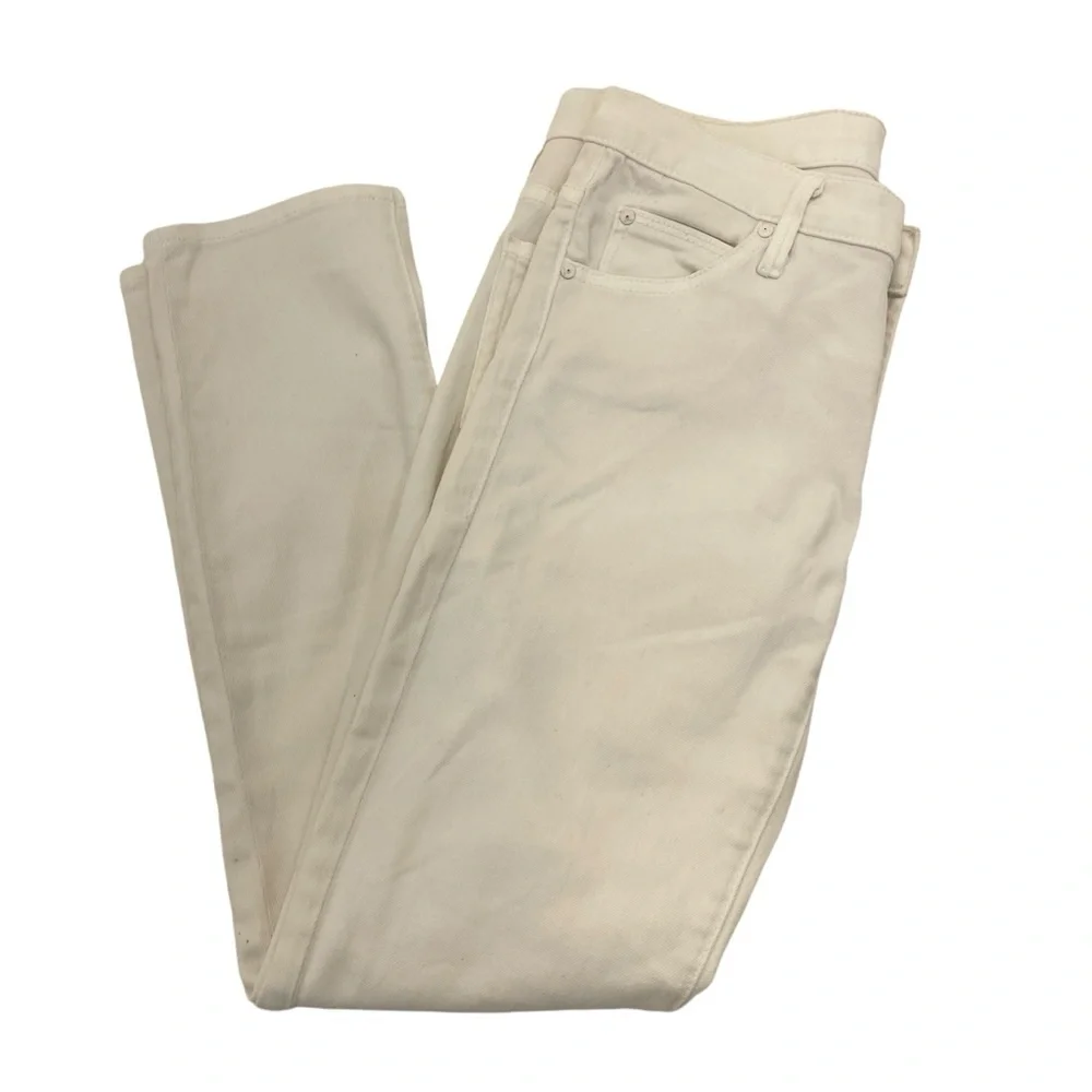 MOTHER The Teaser Jeans 25 White